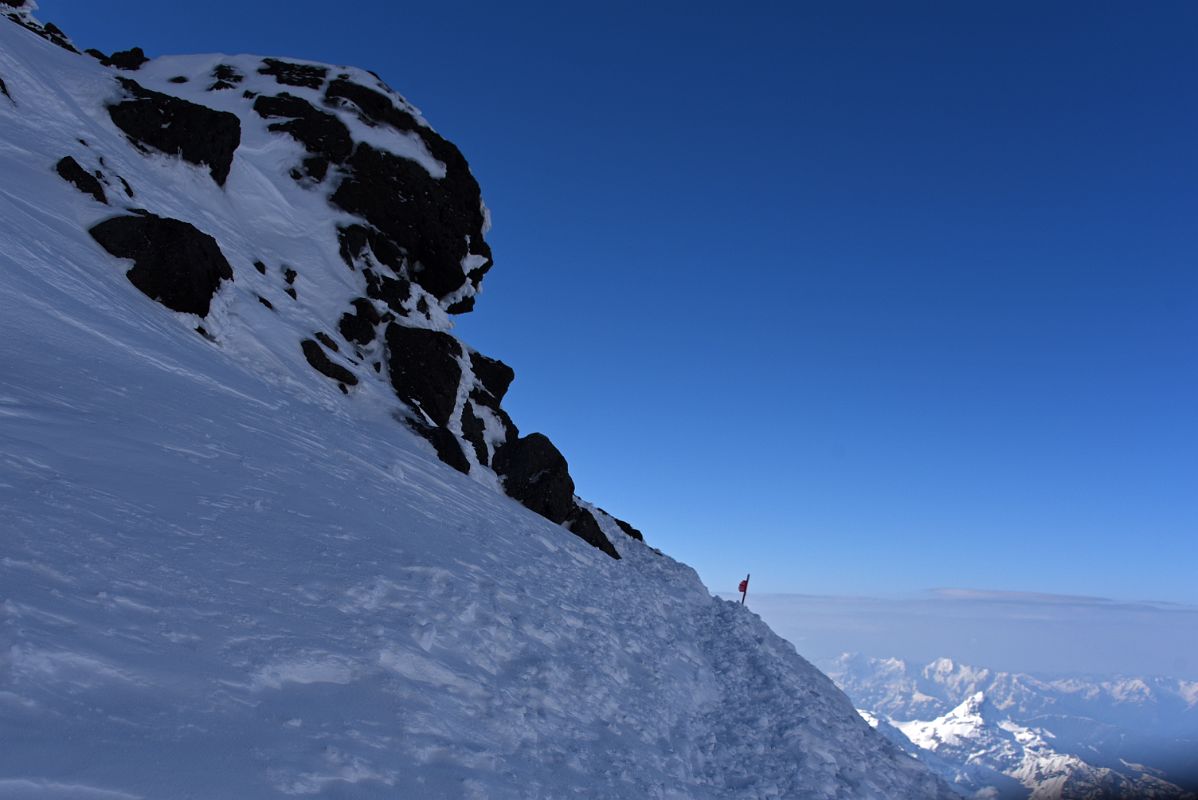 07A Looking Back At The End Of The Traverse On Mount Elbrus Climb